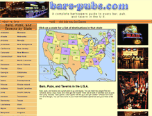 Tablet Screenshot of bars-pubs.com